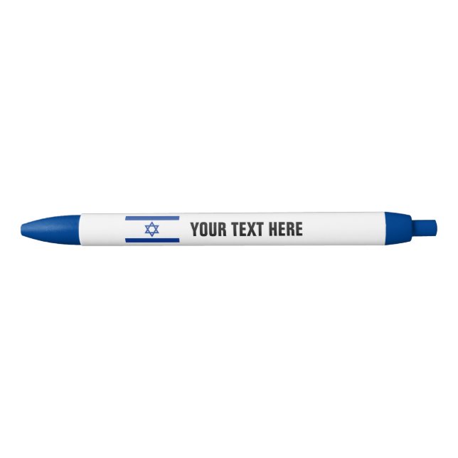 Kundenspezifische Stifte mit Israelian Flagge von Kugelschreiber (Vorderseite)