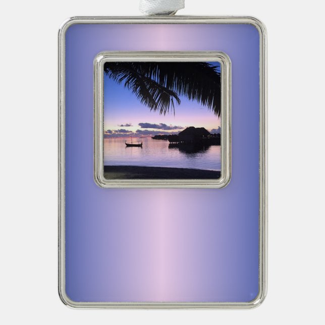 Kundenspezifische süße Rahmen-Ornament silber (Vorderseite)