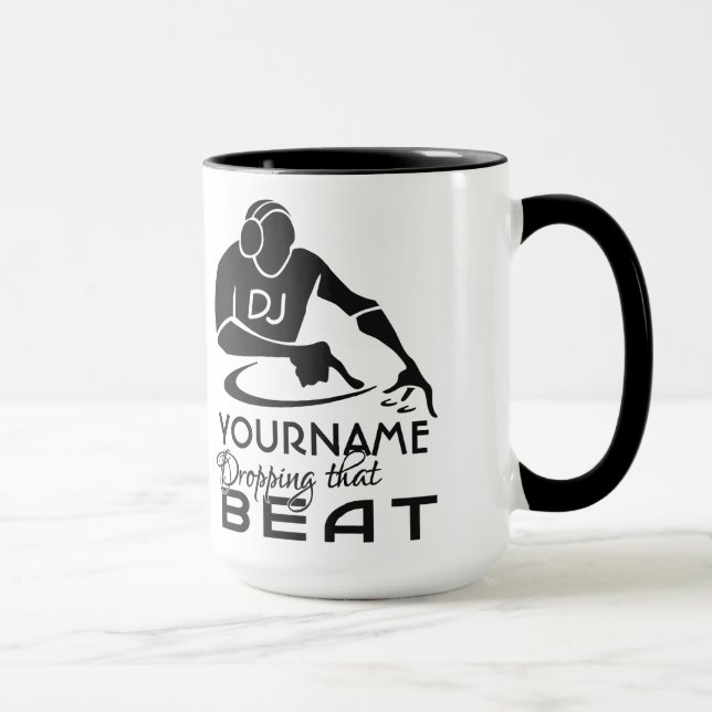 Kundenspezifische Tasse DJ - wählen Sie Art (Rechts)
