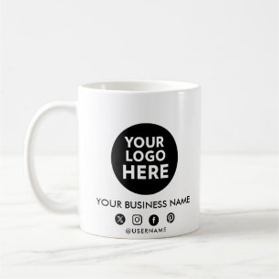 Kundenspezifische Tasse mit Firmenlogo