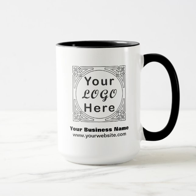 Kundenspezifische Tasse mit Firmenlogo (Rechts)