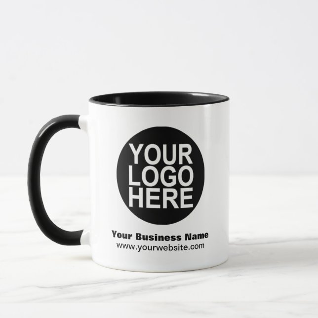 Kundenspezifische Tasse mit Firmenlogo (Links)