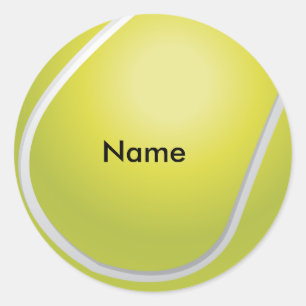 Kundenspezifische Tennisball-Aufkleber Runder Aufkleber