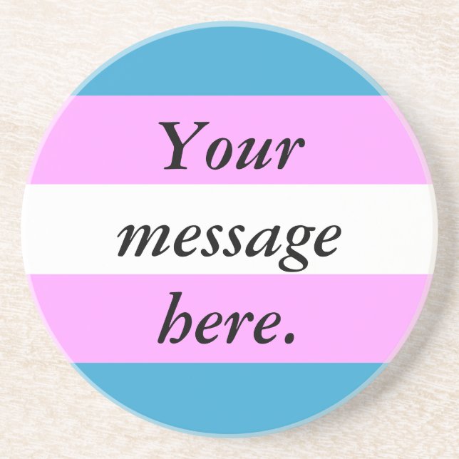 Kundenspezifische Transport-Flagge Untersetzer (Vorne)