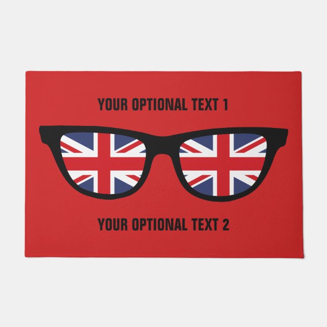 Kundenspezifische Türmatten der britischen Fußmatte (Vorderseite)