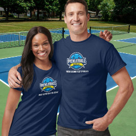 Kundenspezifische Turniere für Pickleball Club Tea T-Shirt