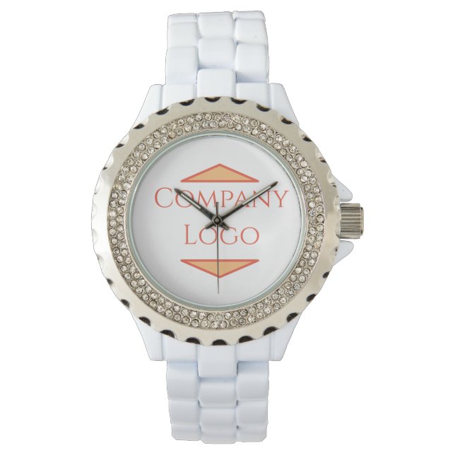 Kundenspezifische Überwachung von Frauen mit Logo Armbanduhr (Vorderseite)