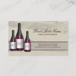 Kundenspezifische Visitenkarten für Rotwein Visitenkarte