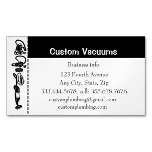 Kundenspezifische Wartung von Vakuumreparaturen Magnetische Visitenkarte
