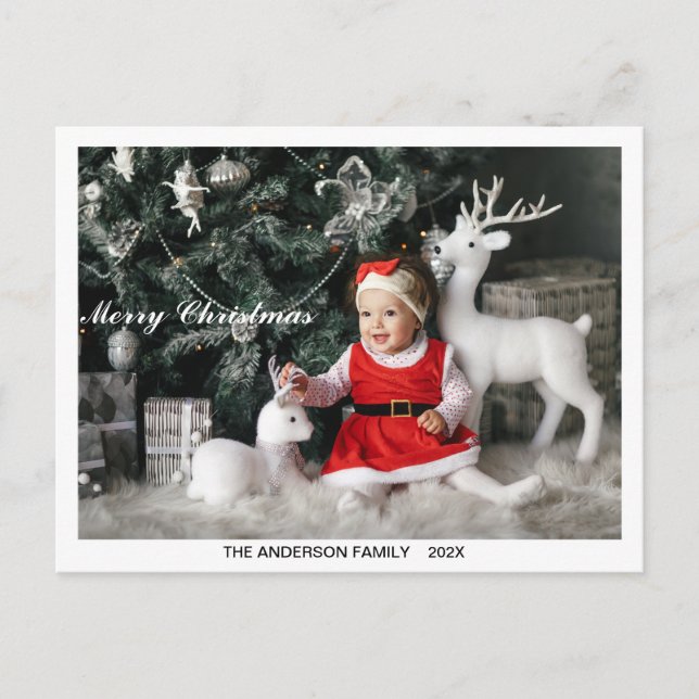 Kundenspezifische Weihnachtskarten, Niedliches Per Postkarte (Vorderseite)