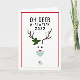 Kundenspezifische Weihnachtslogos für moderne Unte Feiertagskarte