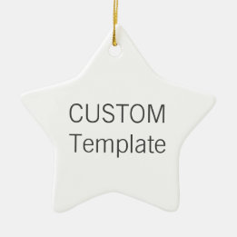 Kundenspezifische weiße Keramik STERN Keramikornament