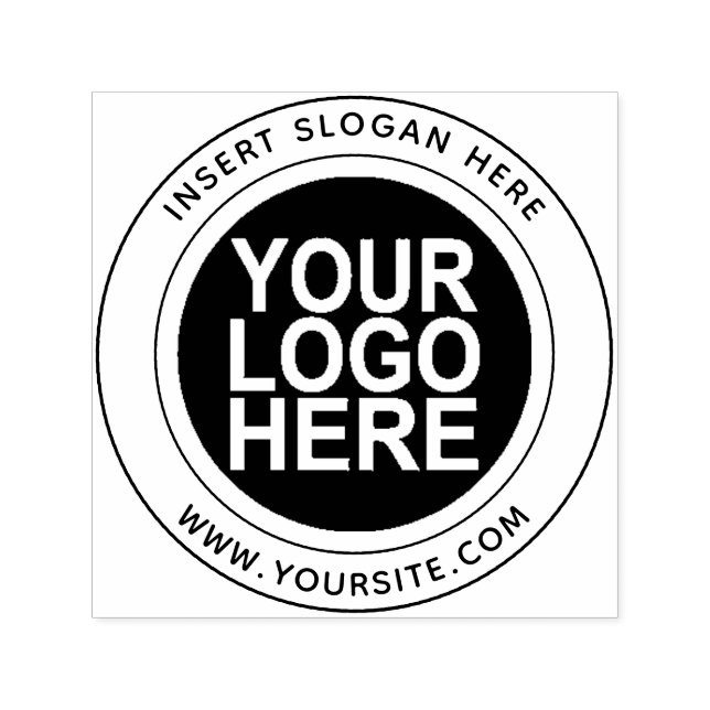Kundenspezifische Werbeaktion für das Logo "Round- Permastempel (Design)