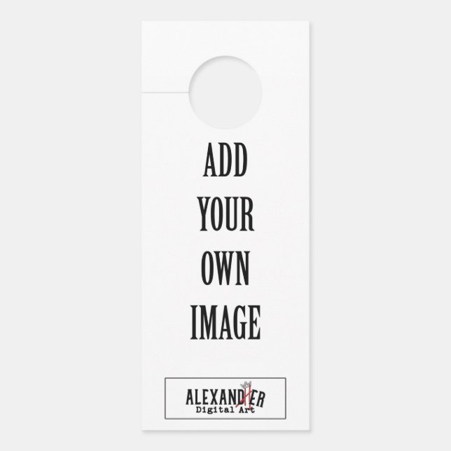 Kundenspezifische Werbeaktion oder Gastgeschenk Türanhänger (Vorderseite)