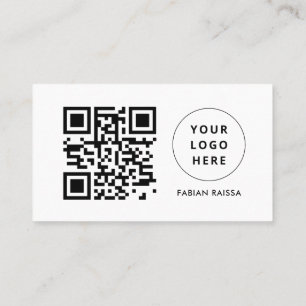 Kundenspezifische White Modern Business Logos und  Visitenkarte