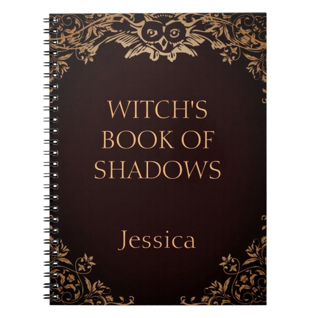 Kundenspezifische Wicca-Bücher für Schatten Notizblock (Vorderseite)