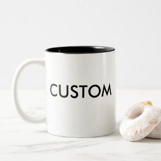 Kundenspezifische Zwei-Ton 11oz Tasse - SCHWARZES