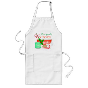 Kundenspezifischen Weihnachtsbäckers/Koch-Schürze Lange Schürze