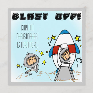 Kundenspezifischer Astronaut sprengen weg Einladung