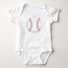 Kundenspezifischer Baseball-Baby-Jersey-Bodysuit