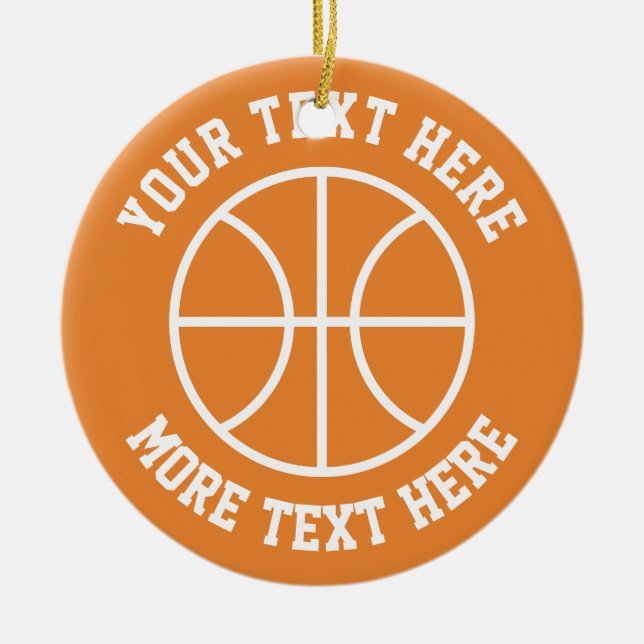 Kundenspezifischer Basketball trägt Keramikornament (Vorne)
