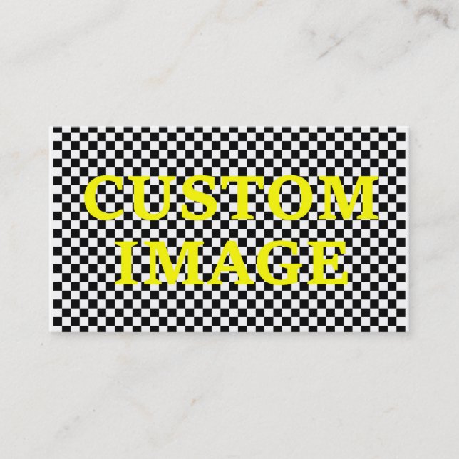 Kundenspezifischer Bild-und Gewohnheits-Text Visitenkarte (Vorderseite)