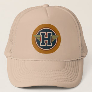 Kundenspezifischer Buchstabe "H " Truckerkappe