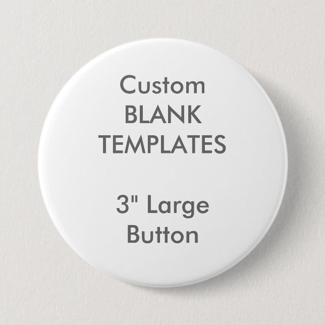 Kundenspezifischer Druck 3" große Button (Vorderseite)