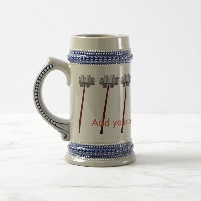 Kundenspezifischer Druck Stein addieren Ihren Bierglas (Links)