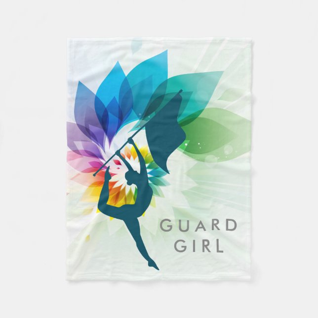 Kundenspezifischer Farbschutz-FleeceThrow Fleecedecke (Vorderseite)