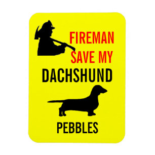 Kundenspezifischer Feuerwehrmann retten meine Magnet
