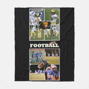 Kundenspezifischer Foto-Highschool Fußball Fleecedecke
