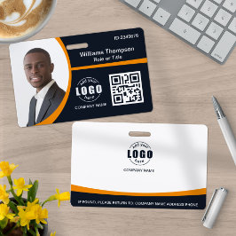 Kundenspezifischer Foto-Logo QR-Code Mitarbeiter i Ausweis