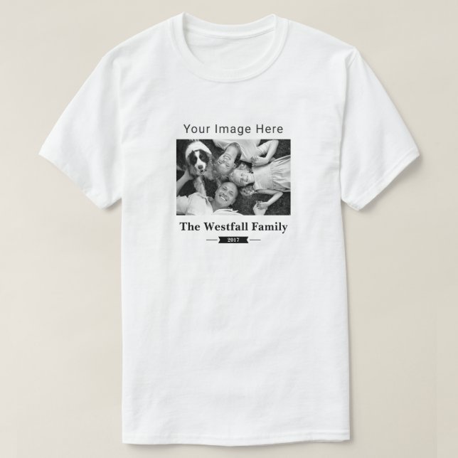 Kundenspezifischer Foto-T - Shirt (Design vorne)