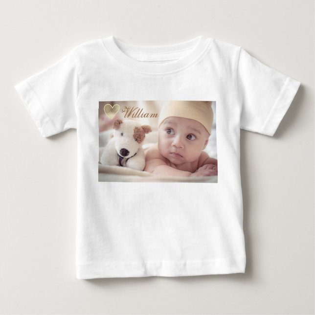 kundenspezifischer Fotobaby-T - Shirt (Vorderseite)
