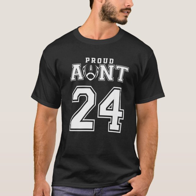 Kundenspezifischer Fußballtanz Nummer 24 Personali T-Shirt (Vorderseite)
