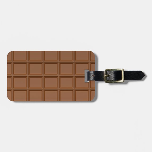 Kundenspezifischer Gepäckumbau des Schokoladen-Bar Gepäckanhänger (Vorderseite horizontal)