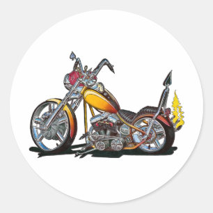 Kundenspezifischer Hardtail Chopper Runder Aufkleber