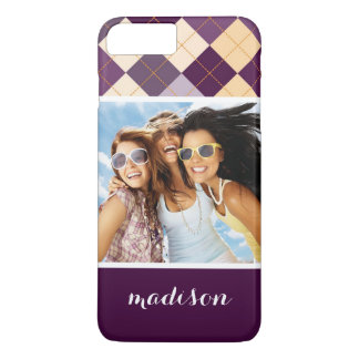 Kundenspezifischer Hintergrund für Foto und Namen Case-Mate iPhone Hülle