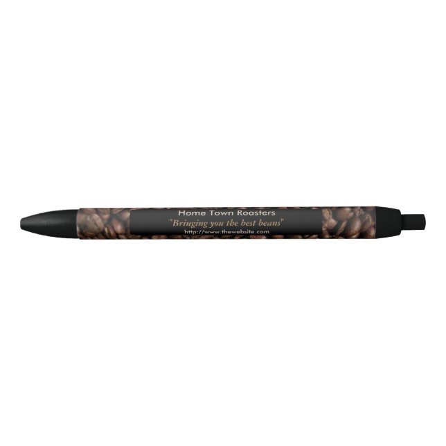 Kundenspezifischer Kaffeebohne-Stift Kugelschreiber (Vorderseite)