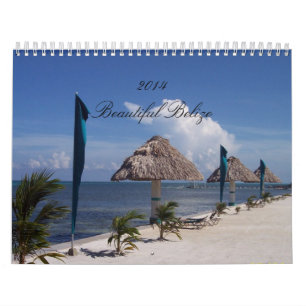 Kundenspezifischer Kalender, der Szenen von Belize Kalender