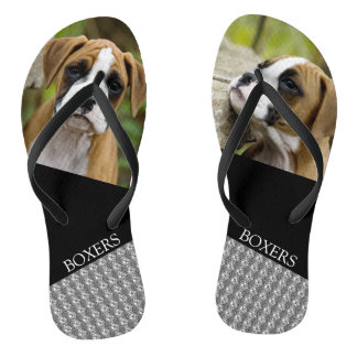 Kundenspezifischer Kitz-Boxer-drehen entzückender Flip Flops