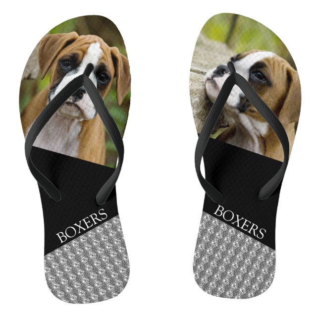 Kundenspezifischer Kitz-Boxer-drehen entzückender Flip Flops (Fußbett)