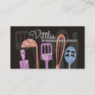 Kundenspezifischer Kochs-Catering der Visitenkarte