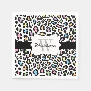 Kundenspezifischer Leopard-multi Serviette