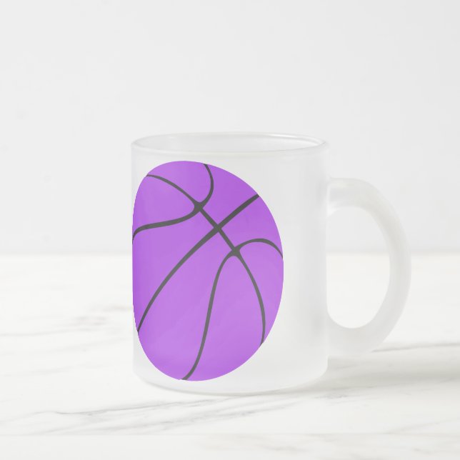 Kundenspezifischer Lila Basketballteam-Coach/Spiel Mattglastasse (Rechts)