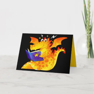 Kundenspezifischer lustiger das Baby-Drache des Karte