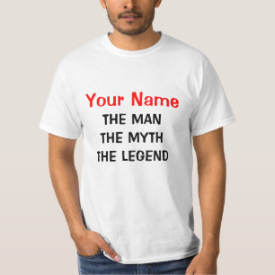 Kundenspezifischer Mannmythos- Legenden-T - Shirt