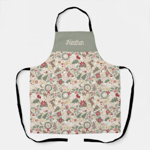 Kundenspezifischer Name Sehr frohe Weihnachts-Schü Schürze