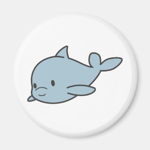 Kundenspezifischer niedlicher Baby-Delphin-Cartoon Magnet